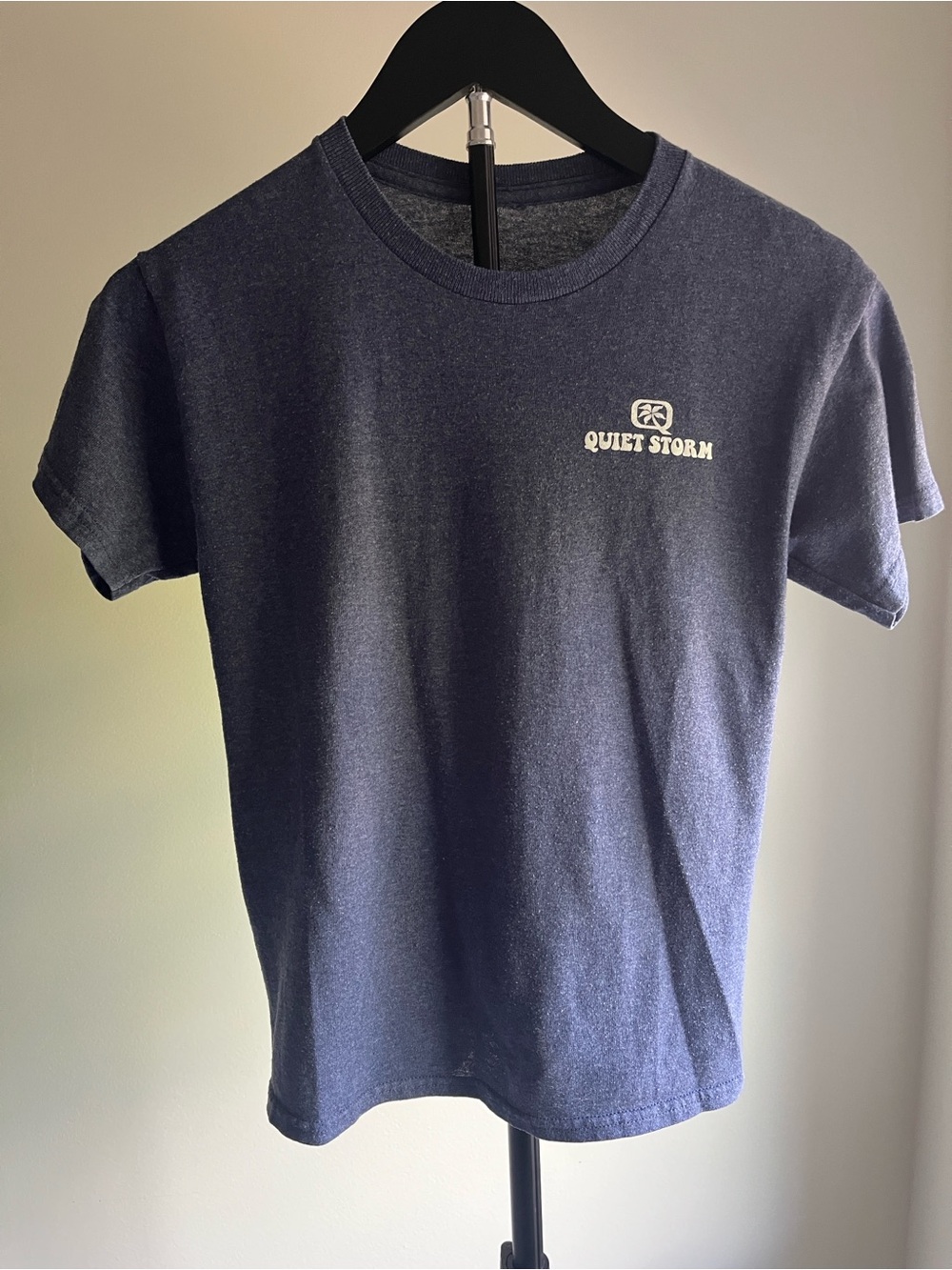 Quiet Storm Boys' Navy Short Sleeve Logo Tee